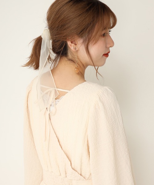 one after another NICE CLAUP（ワンアフターアナザーナイスクラップ）の「【WEB限定】ティアードロングワンピース（ワンピース・レディース・ブラウン/アイボリー/チェック・FREE）」の17枚目の写真