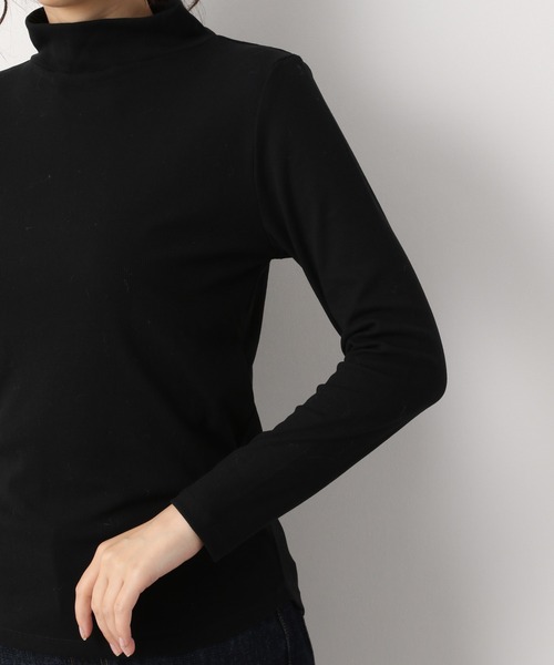 GLOBAL WORK(グローバルワーク)の「BEAUTEEスタンドプルオーバー長袖/894900(Tシャツ/カットソー・レディース・ブラック/オフホワイト/キャメル・MEDIUM/LARGE)」の14枚目の写真