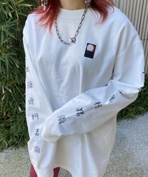 PBLIM(ページボーイリム)の「【PAGEBOYLIM】ハナフダロンTシャツ(Tシャツ/カットソー・レディース・ホワイト/ブラック・MEDIUM/X-LARGE)」の7枚目の写真