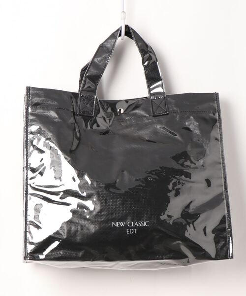 EDT（イーディーティー）の「EDT　PE BOX bag（トートバッグ・レディース・杢グレー/ブラック・FREE）」の2枚目の写真