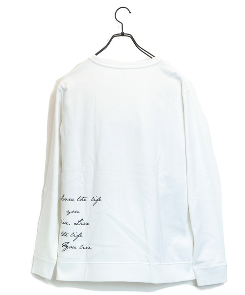 JACKROSE(ジャックローズ)の「JE-LOVE.THE.LIFE-フォトクルースウェット(スウェット・メンズ・ホワイト/ホワイト系その他2/ブラック/ブラック系その他2・M/L)」の10枚目の写真
