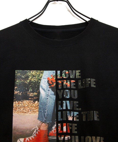 JACKROSE(ジャックローズ)の「JE-LOVE.THE.LIFE-フォトクルースウェット(スウェット・メンズ・ホワイト/ホワイト系その他2/ブラック/ブラック系その他2・M/L)」の8枚目の写真