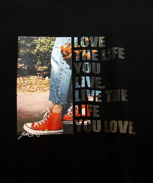 JACKROSE(ジャックローズ)の「JE-LOVE.THE.LIFE-フォトクルースウェット(スウェット・メンズ・ホワイト/ホワイト系その他2/ブラック/ブラック系その他2・M/L)」の7枚目の写真