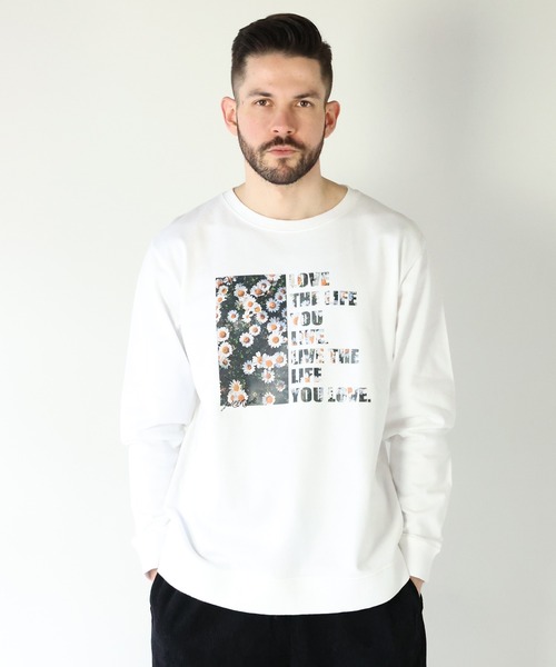 JACKROSE(ジャックローズ)の「JE-LOVE.THE.LIFE-フォトクルースウェット(スウェット・メンズ・ホワイト/ホワイト系その他2/ブラック/ブラック系その他2・M/L)」の15枚目の写真