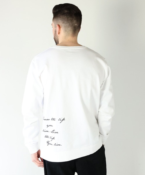 JACKROSE(ジャックローズ)の「JE-LOVE.THE.LIFE-フォトクルースウェット(スウェット・メンズ・ホワイト/ホワイト系その他2/ブラック/ブラック系その他2・M/L)」の19枚目の写真