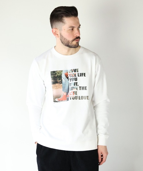 JACKROSE(ジャックローズ)の「JE-LOVE.THE.LIFE-フォトクルースウェット(スウェット・メンズ・ホワイト/ホワイト系その他2/ブラック/ブラック系その他2・M/L)」の22枚目の写真