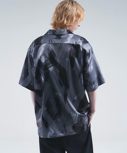 DOOPZ（ドープス）の「Drape open collar shirt / ドレープオープンカラーシャツ（シャツ/ブラウス・メンズ・ブラック/グレー/モスグリーン/ホワイト系その他・SMALL/MEDIUM/LARGE/X-LARGE）」の6枚目の写真