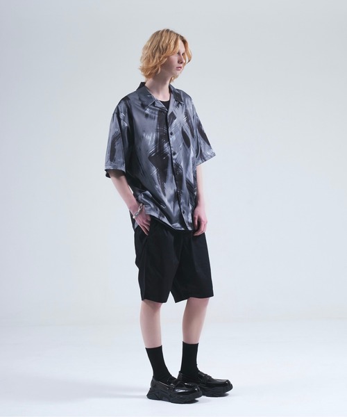 DOOPZ（ドープス）の「Drape open collar shirt / ドレープオープン
