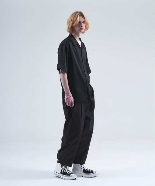 DOOPZ（ドープス）の「Drape open collar shirt / ドレープオープンカラーシャツ（シャツ/ブラウス・メンズ・ブラック/グレー/モスグリーン/ホワイト系その他・SMALL/MEDIUM/LARGE/X-LARGE）」の14枚目の写真