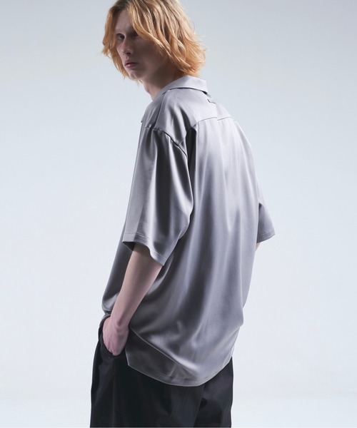 DOOPZ（ドープス）の「Drape open collar shirt / ドレープオープンカラーシャツ（シャツ/ブラウス・メンズ・ブラック/グレー/モスグリーン/ホワイト系その他・SMALL/MEDIUM/LARGE/X-LARGE）」の16枚目の写真
