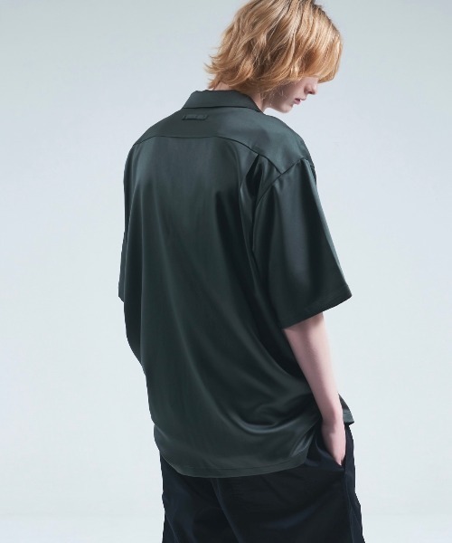 DOOPZ（ドープス）の「Drape open collar shirt / ドレープオープンカラーシャツ（シャツ/ブラウス・メンズ・ブラック/グレー/モスグリーン/ホワイト系その他・SMALL/MEDIUM/LARGE/X-LARGE）」の19枚目の写真
