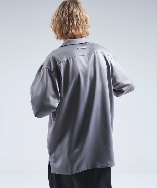 DOOPZ（ドープス）の「Drape open collar shirt / ドレープオープンカラーシャツ（シャツ/ブラウス・メンズ・ブラック/グレー/モスグリーン/ホワイト系その他・SMALL/MEDIUM/LARGE/X-LARGE）」の17枚目の写真
