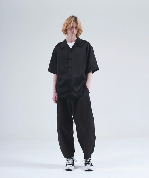 DOOPZ（ドープス）の「Drape open collar shirt / ドレープオープンカラーシャツ（シャツ/ブラウス・メンズ・ブラック/グレー/モスグリーン/ホワイト系その他・SMALL/MEDIUM/LARGE/X-LARGE）」の13枚目の写真