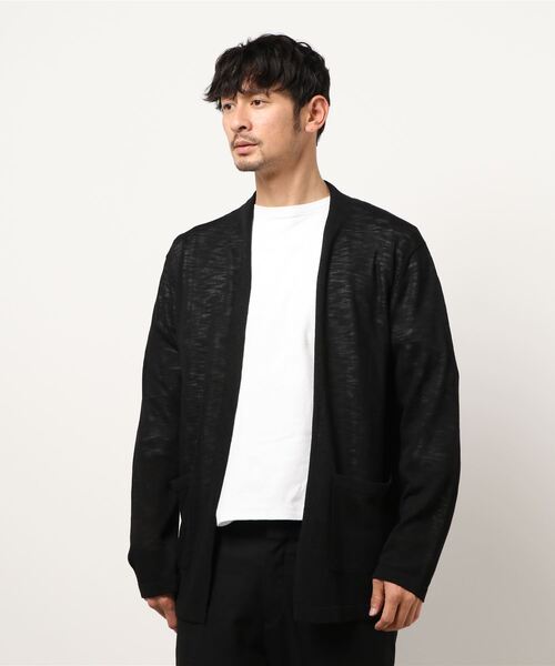 MONSIEUR NICOLE（ムッシュニコル）の「カーディガン（カーディガン/ボレロ・メンズ・ブラック/グレー/ブルー・X-LARGE/MEDIUM/LARGE）」の2枚目の写真