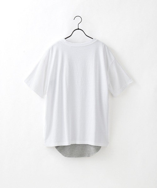 Craft Nicholson(クラフトニコルソン)の「【 アンサンブル2点セット 】サーマルレイヤード ビッグシルエットコットン半袖Tシャツ&タンクトップ(Tシャツ/カットソー・メンズ・チャコール/オリーブ/ベージュ/ホワイト/ブラック・S/L/M)」の7枚目の写真