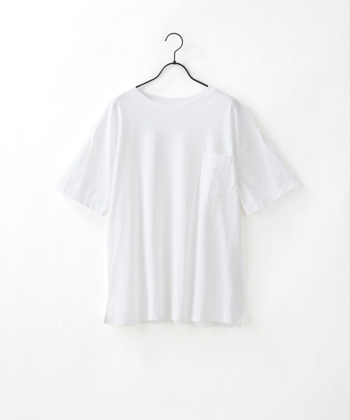 Craft Nicholson(クラフトニコルソン)の「【 アンサンブル2点セット 】サーマルレイヤード ビッグシルエットコットン半袖Tシャツ&タンクトップ(Tシャツ/カットソー・メンズ・チャコール/オリーブ/ベージュ/ホワイト/ブラック・S/L/M)」の8枚目の写真