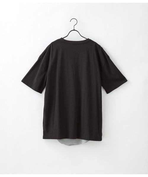 Craft Nicholson(クラフトニコルソン)の「【 アンサンブル2点セット 】サーマルレイヤード ビッグシルエットコットン半袖Tシャツ&タンクトップ(Tシャツ/カットソー・メンズ・チャコール/オリーブ/ベージュ/ホワイト/ブラック・S/L/M)」の14枚目の写真