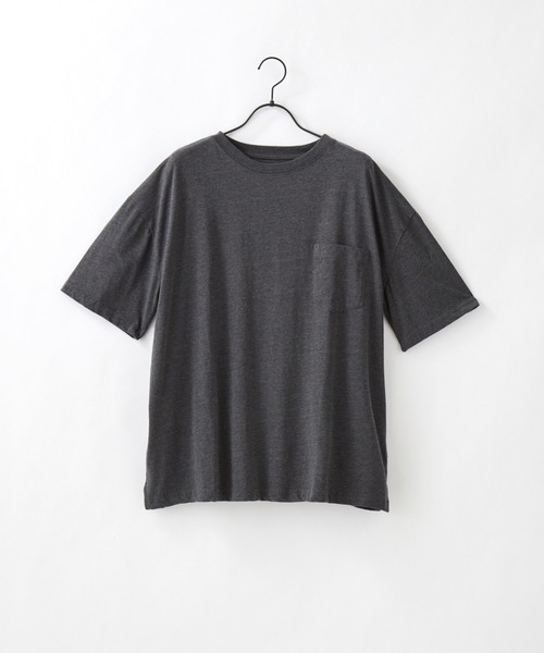 Craft Nicholson(クラフトニコルソン)の「【 アンサンブル2点セット 】サーマルレイヤード ビッグシルエットコットン半袖Tシャツ&タンクトップ(Tシャツ/カットソー・メンズ・チャコール/オリーブ/ベージュ/ホワイト/ブラック・S/L/M)」の22枚目の写真