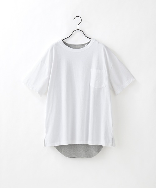 Craft Nicholson(クラフトニコルソン)の「【 アンサンブル2点セット 】サーマルレイヤード ビッグシルエットコットン半袖Tシャツ&タンクトップ(Tシャツ/カットソー・メンズ・チャコール/オリーブ/ベージュ/ホワイト/ブラック・S/L/M)」の6枚目の写真