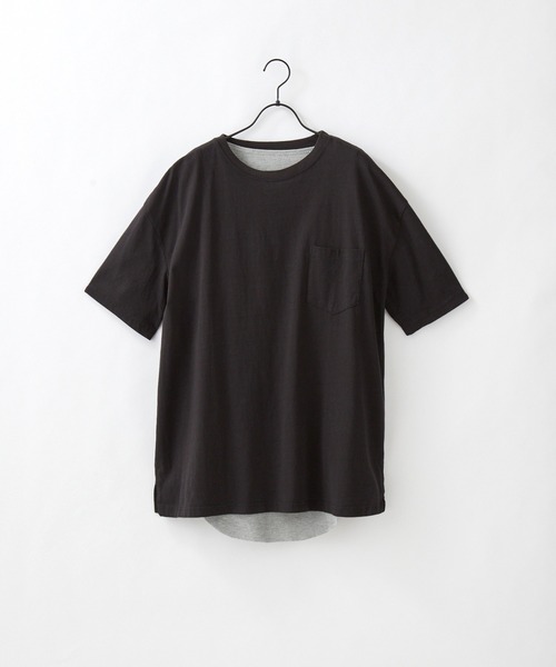 Craft Nicholson(クラフトニコルソン)の「【 アンサンブル2点セット 】サーマルレイヤード ビッグシルエットコットン半袖Tシャツ&タンクトップ(Tシャツ/カットソー・メンズ・チャコール/オリーブ/ベージュ/ホワイト/ブラック・S/L/M)」の13枚目の写真