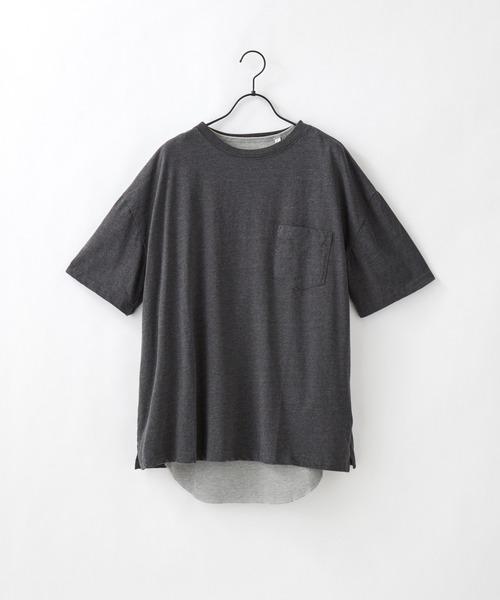 Craft Nicholson(クラフトニコルソン)の「【 アンサンブル2点セット 】サーマルレイヤード ビッグシルエットコットン半袖Tシャツ&タンクトップ(Tシャツ/カットソー・メンズ・チャコール/オリーブ/ベージュ/ホワイト/ブラック・S/L/M)」の20枚目の写真