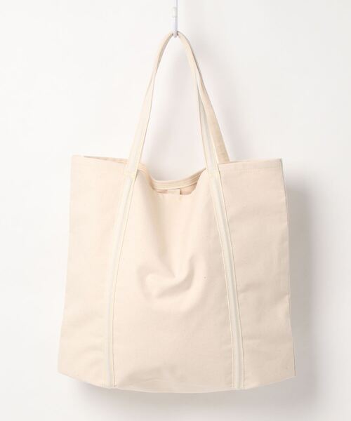SLOBE IENA(スローブイエナ)の「【MAISON CANVVAS/メゾン・キャンバス】 トートバッグ◆(トートバッグ・レディース・アイボリー・FREE)」の4枚目の写真