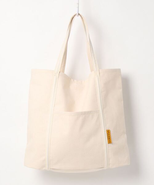 SLOBE IENA(スローブイエナ)の「【MAISON CANVVAS/メゾン・キャンバス】 トートバッグ◆(トートバッグ・レディース・アイボリー・FREE)」の3枚目の写真