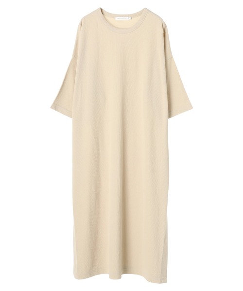 AMERICAN HOLIC(アメリカンホリック)の「サイドスリット7分袖カットワンピース(ワンピース・レディース・オフホワイト/ブルー/グレイッシュベージュ/チャコールグレー/ライトベージュ・MEDIUM/LARGE)」の20枚目の写真