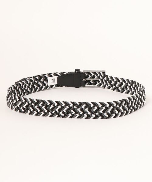 FILA(フィラ)の「【FILA GOLF/フィラゴルフ】ゴム編み メッシュベルト ゴルフウェア メンズ ゴルフグッズ スポーツ(ベルト・メンズ・ブラック×グレー/ブラック/ネイビー/ブルー系その他/ホワイト×グレー/グレー/トリコロール・FREE)」の8枚目の写真