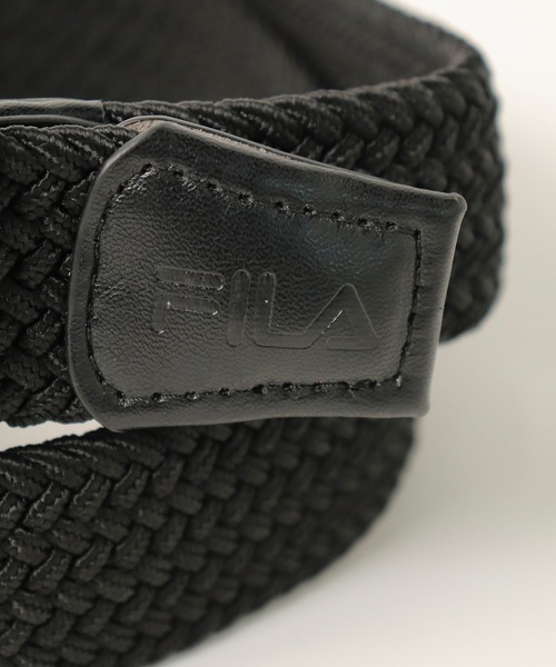 FILA(フィラ)の「【FILA GOLF/フィラゴルフ】ゴム編み メッシュベルト ゴルフウェア メンズ ゴルフグッズ スポーツ(ベルト・メンズ・ブラック×グレー/ブラック/ネイビー/ブルー系その他/ホワイト×グレー/グレー/トリコロール・FREE)」の12枚目の写真