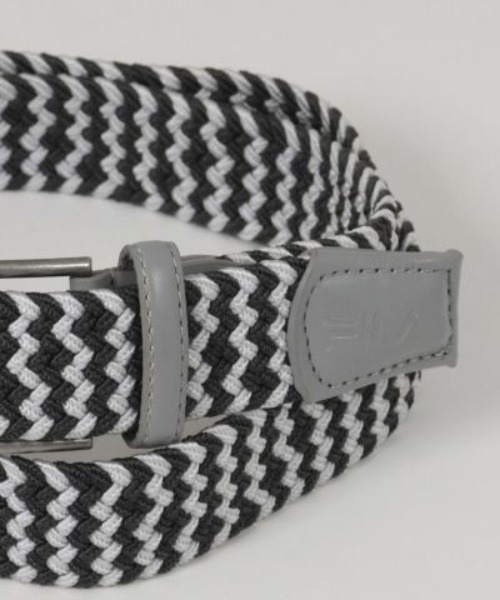 FILA(フィラ)の「【FILA GOLF/フィラゴルフ】ゴム編み メッシュベルト ゴルフウェア メンズ ゴルフグッズ スポーツ(ベルト・メンズ・ブラック×グレー/ブラック/ネイビー/ブルー系その他/ホワイト×グレー/グレー/トリコロール・FREE)」の13枚目の写真