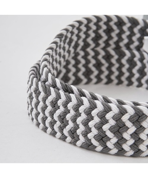 FILA(フィラ)の「【FILA GOLF/フィラゴルフ】ゴム編み メッシュベルト ゴルフウェア メンズ ゴルフグッズ スポーツ(ベルト・メンズ・ブラック×グレー/ブラック/ネイビー/ブルー系その他/ホワイト×グレー/グレー/トリコロール・FREE)」の15枚目の写真