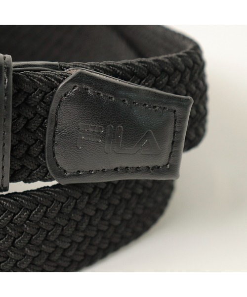 FILA(フィラ)の「【FILA GOLF/フィラゴルフ】ゴム編み メッシュベルト ゴルフウェア メンズ ゴルフグッズ スポーツ(ベルト・メンズ・ブラック×グレー/ブラック/ネイビー/ブルー系その他/ホワイト×グレー/グレー/トリコロール・FREE)」の19枚目の写真