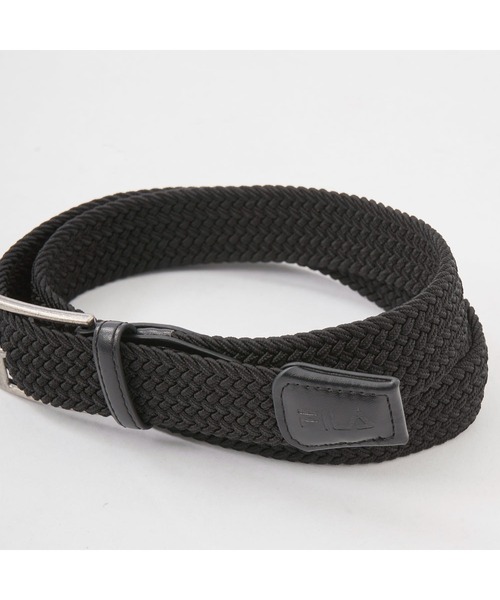 FILA(フィラ)の「【FILA GOLF/フィラゴルフ】ゴム編み メッシュベルト ゴルフウェア メンズ ゴルフグッズ スポーツ(ベルト・メンズ・ブラック×グレー/ブラック/ネイビー/ブルー系その他/ホワイト×グレー/グレー/トリコロール・FREE)」の22枚目の写真