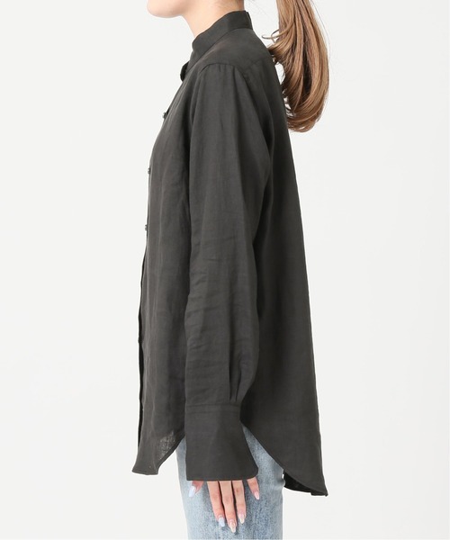 Plage - 美品　Plage バンドカラーポケットシャツ plage（プラージュ）の「バンドカラーポケットシャツ◇（シャツ
