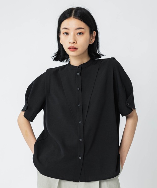 美品☆ユナイテッドトウキョウ☆ポシェット付きベルト 半袖シャツ 小物ボタン UNITED TOKYO（ユナイテッドトウキョウ）の「フォルド