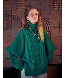 PAMEO POSE | Gourd Sleeve Sweater(ニット/セーター)
