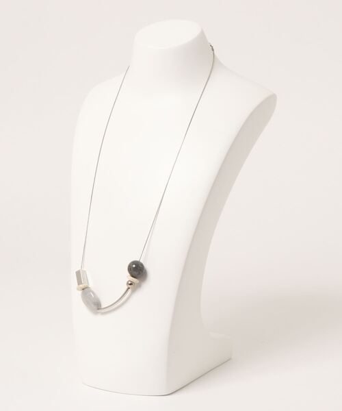 Simplicite（サンプリシテ）の「マルチパーツネックレス（ネックレス・レディース・シルバー・FREE）」の2枚目の写真
