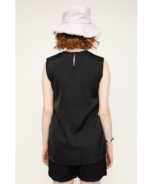 SLY(スライ)の「TOKI X SLY PHOTO SATIN TOPS フォトサテン トップス(Tシャツ/カットソー・レディース・ブラック/マルチ/ピンク・FREE)」の8枚目の写真