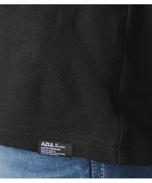 AZUL by moussy（アズールバイマウジー）の「SHADOW CAMO V/N TEE/シャドウカモVネックTシャツ（Tシャツ/カットソー・メンズ・ホワイト/ブラック/ライトピンク・MEDIUM/X-SMALL/SMALL/X-LARGE/LARGE）」の14枚目の写真