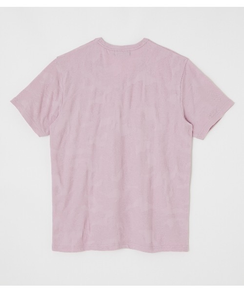 AZUL by moussy（アズールバイマウジー）の「SHADOW CAMO V/N TEE/シャドウカモVネックTシャツ（Tシャツ/カットソー・メンズ・ホワイト/ブラック/ライトピンク・MEDIUM/X-SMALL/SMALL/X-LARGE/LARGE）」の11枚目の写真