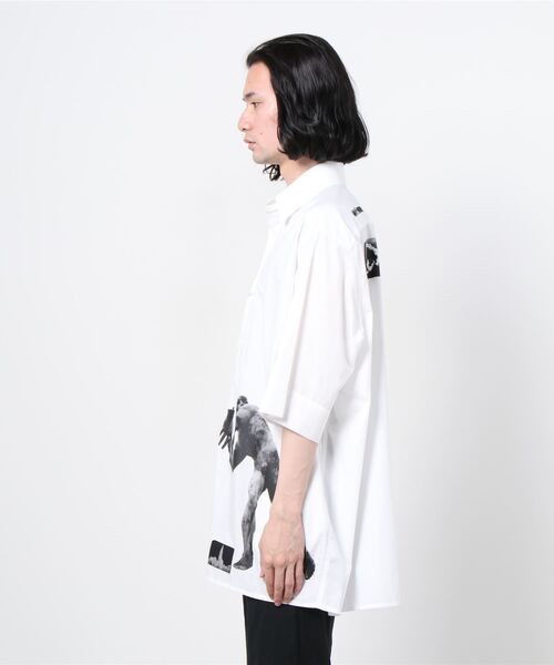 th(ティー エイチ)の「【th】VIER Over Shirts(シャツ/ブラウス・メンズ・ホワイト/ブラック・44)」の3枚目の写真