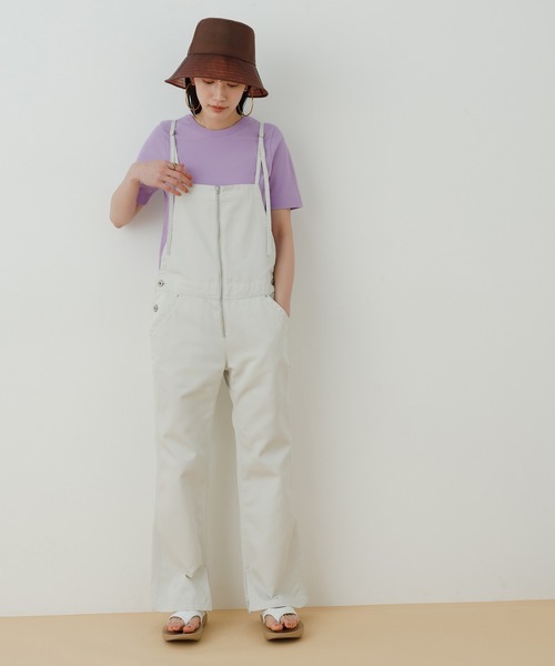 ADAM ET ROPE'(アダムエロペ)の「【2WAY】コンパクトリブトップス(Tシャツ/カットソー・レディース・ホワイト/ブラック/パープル・FREE)」の18枚目の写真