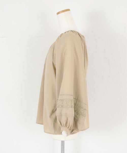 titivate(ティティベイト)の「バックリボンボリューム袖ブラウス(シャツ/ブラウス・レディース・ベージュ/ブラック/イエロー/オフホワイト・S/M)」の18枚目の写真