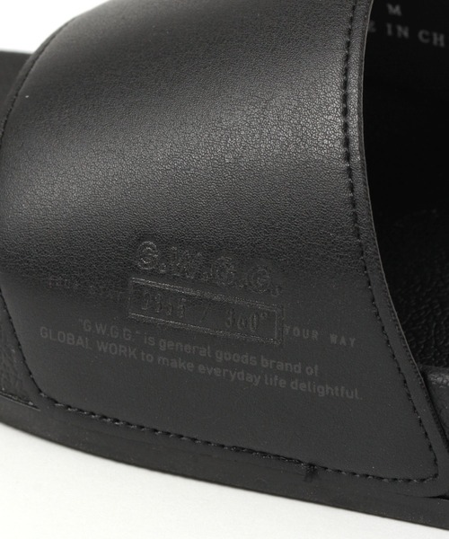 GLOBAL WORK（グローバルワーク）の「オリジナルシャワーサンダル【G.W.G.G.】/945630（その他シューズ・レディース・ブラック/ライトベージュ・MEDIUM/LARGE）」の13枚目の写真
