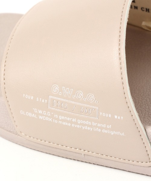 GLOBAL WORK（グローバルワーク）の「オリジナルシャワーサンダル【G.W.G.G.】/945630（その他シューズ・レディース・ブラック/ライトベージュ・MEDIUM/LARGE）」の14枚目の写真