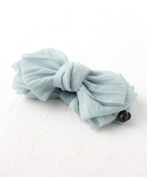 Its Demo イッツデモ のファッション シフォンリボンバナナクリップ その他ヘアアクセサリー