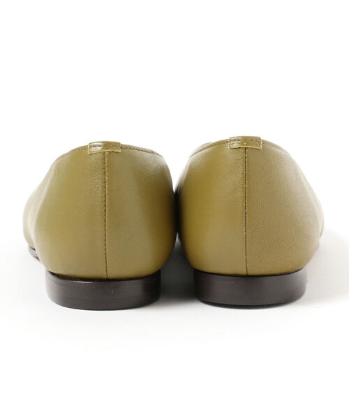 Ray BEAMS（レイビームス）の「Ray BEAMS / レザー スクエア バレエシューズ（バレエシューズ・レディース・ブラック/オリーブ/ゼブラ・23.5cm/24.5cm/23.0cm/24.0cm/25.0cm）」の19枚目の写真