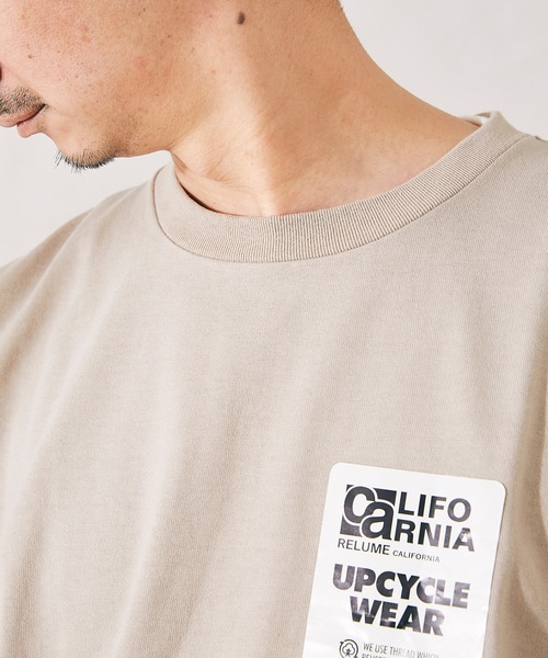 JOURNAL STANDARD relume（ジャーナルスタンダード　レリューム）の「CALIFORNIA UPCYCLE ヘビーオンス Tシャツ（Tシャツ/カットソー・メンズ・ホワイト/ネイビー/ベージュ系その他・MEDIUM/LARGE）」の8枚目の写真