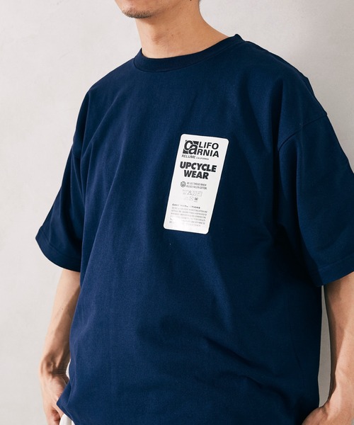 JOURNAL STANDARD relume（ジャーナルスタンダード　レリューム）の「CALIFORNIA UPCYCLE ヘビーオンス Tシャツ（Tシャツ/カットソー・メンズ・ホワイト/ネイビー/ベージュ系その他・MEDIUM/LARGE）」の14枚目の写真